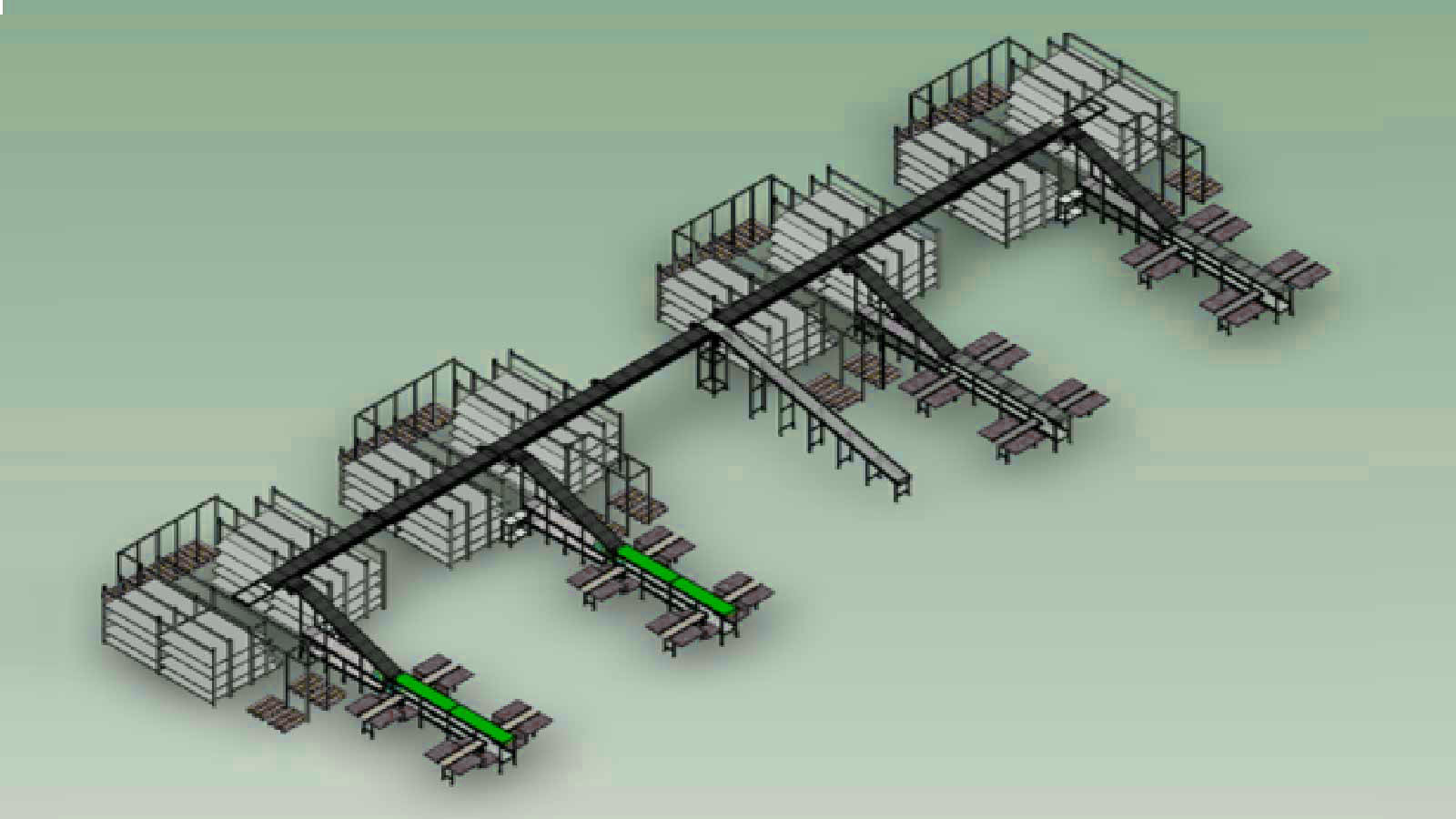 Multi Hub Ausführung der Fb Kommissionier Hubs von Fb Industry Automation