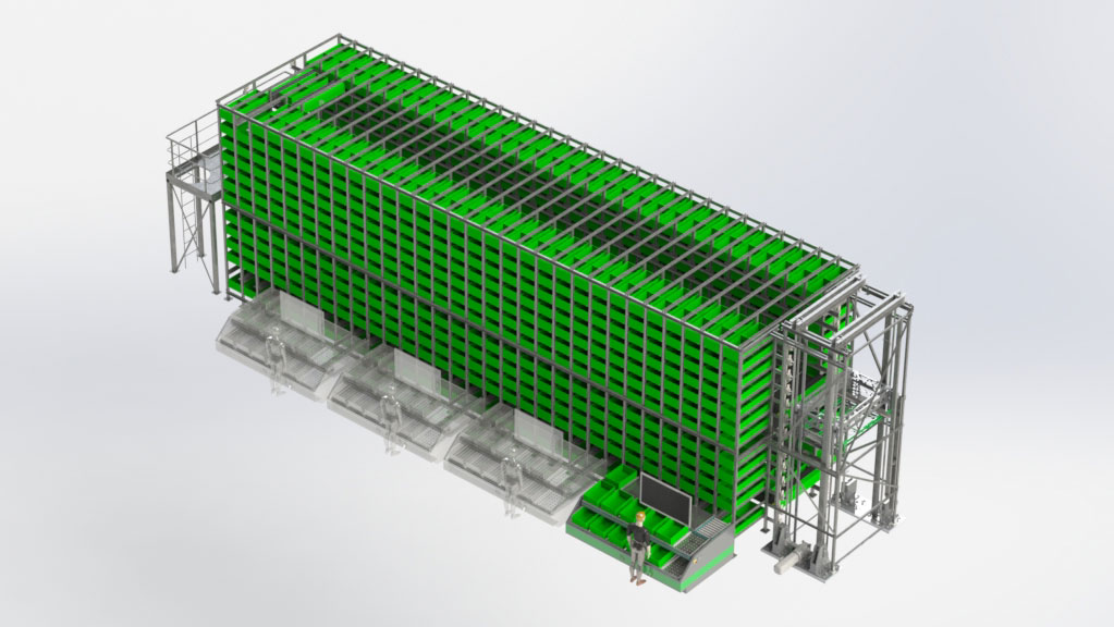 Fb Kompaktlager Automatisches Kleinteilelager (AKL) mit Compact Pick von Fb Industry Automation