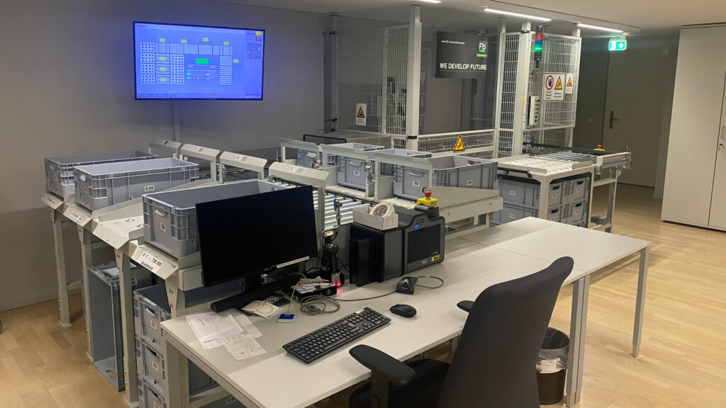 Buchförderanlage der Bibliothek der Universität Graz von Fb Industry Automation