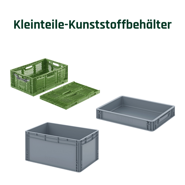 Übersicht Kunststoff-Ladungsträger für Kleinteile in der Intralogistik bei Fb Industry Automation