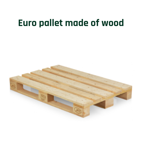 Euro pallet made of wood for intralogistics automation at Fb Industry Automation