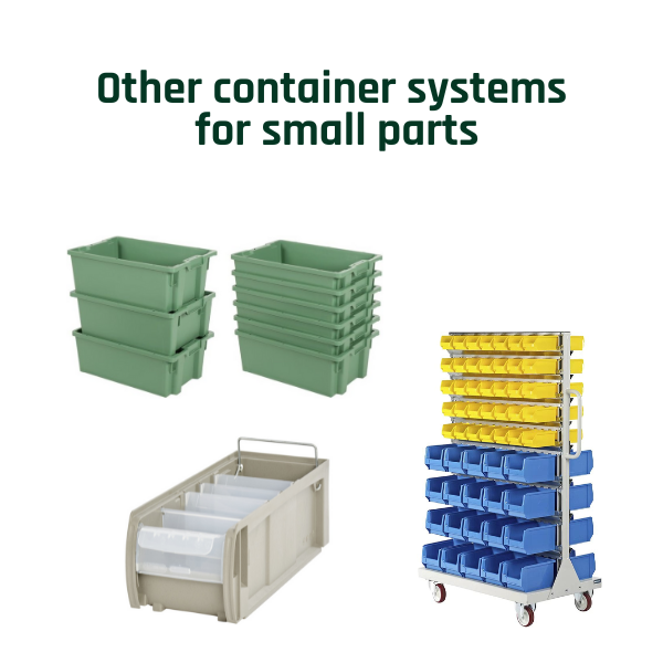 Other containers systems for small parts for intralogistics automation at Fb Industry Automation