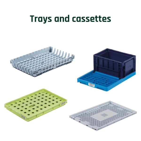 Trays and cassettes for intralogistics automation at Fb Industry Automation